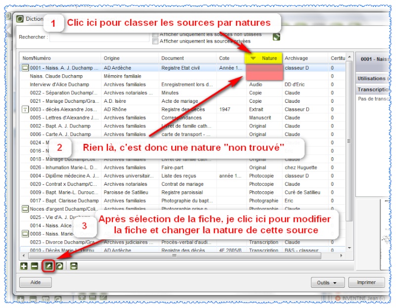 Comment modifier les "Non trouvé" dans un source (ou autres) 152