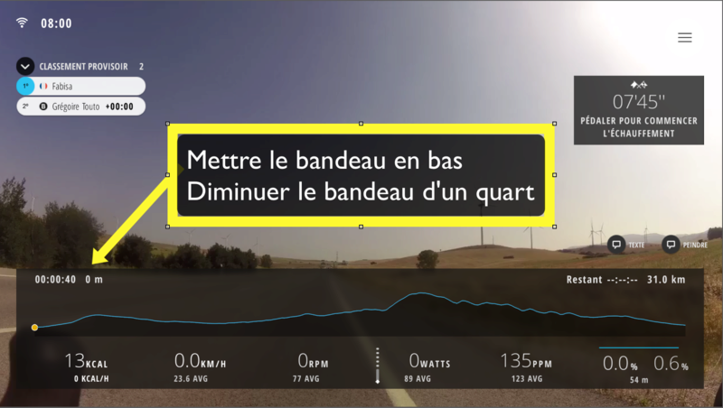 Mettre du bandeau "mettre le bandeau en bas et le diminuer d'un quart" Captur11