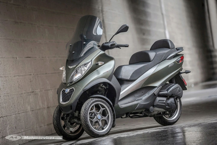 Piaggio MP3 300 ABS-ASR 2017 : Euro4 en douceur Captur23
