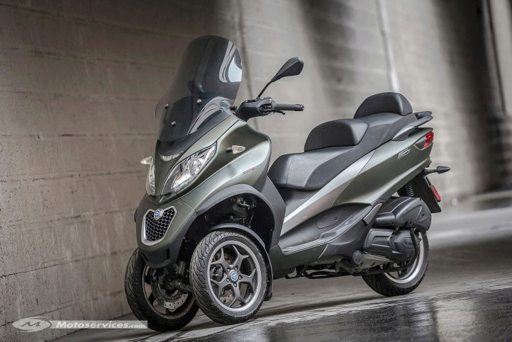 Piaggio MP3 300 ABS-ASR 2017 : Euro4 en douceur Captur23