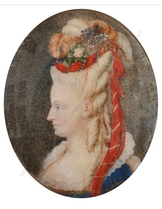 Divers portraits de Marie-Antoinette : miniatures du XVIIIe siècle (dont artistes non attribués) - Page 2 15940910