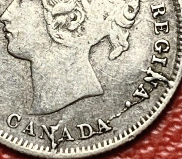 1870 - Coin Fendillé Majeur Avers (Obv. Die Crack)  Fb551610