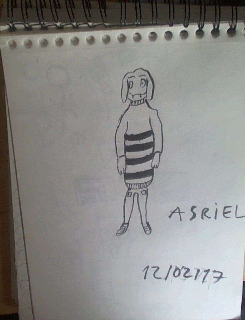 Voila mes dessin finir (Math) Asriel10