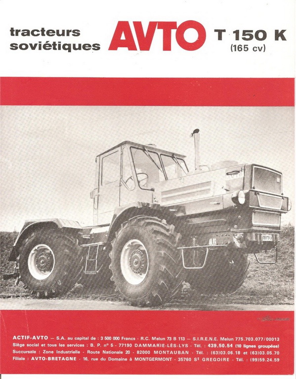 Collection Hachette en Russie: tracteurs au 1/43 Avto_t11