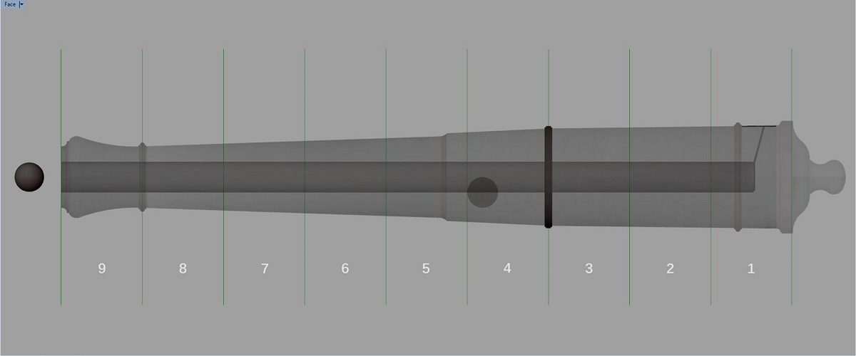 Canon de fer - Calibre 6 - Période 1733 à 1766 Gg_syn10