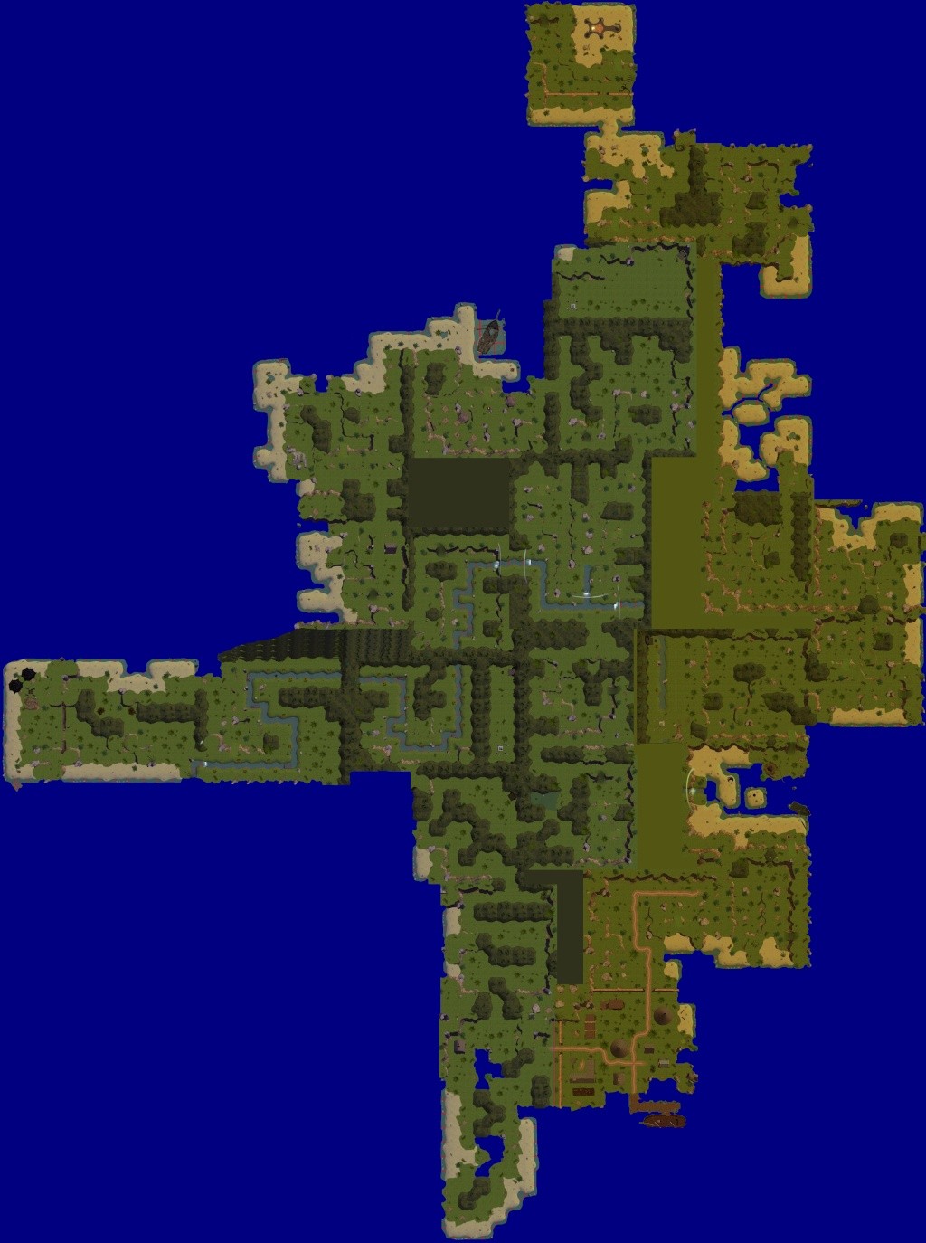 La carte de l'île de Salmira Plan_d13
