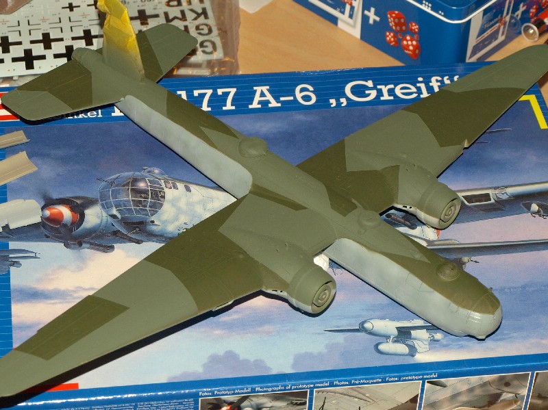 He-177 A5 "Greif" [Revell] 1/72. C'est fini aussi. P1017541