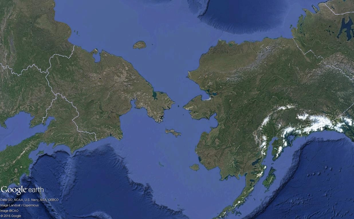 Detroit Entre Russie Et Alaska Detroit Separant La Russie De L Alaska | AUTOMASITES