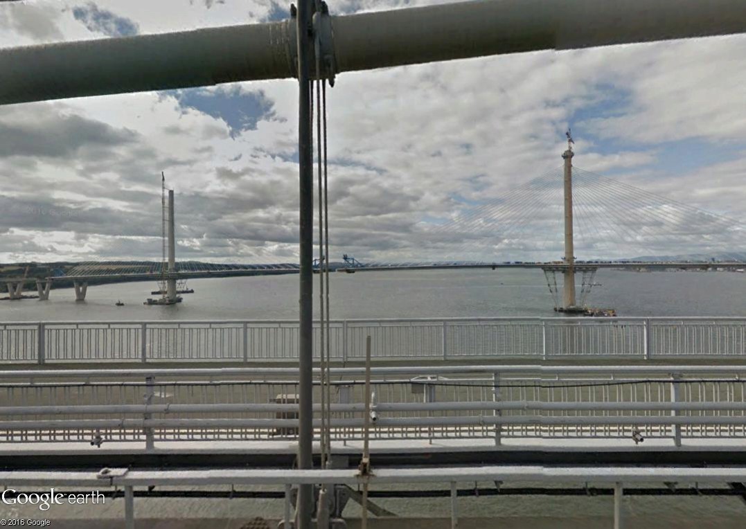 [Désormais visible sur Google-Earth] - Le 3ème pont de Queensferry en Ecosse (Queensferry Crossing)) Queens15