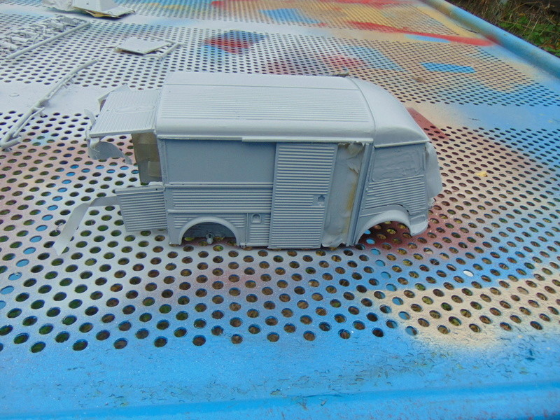 CITROËN Fourgon type H, le vélocycliste et l EDF Réf 80768 Dsc05956
