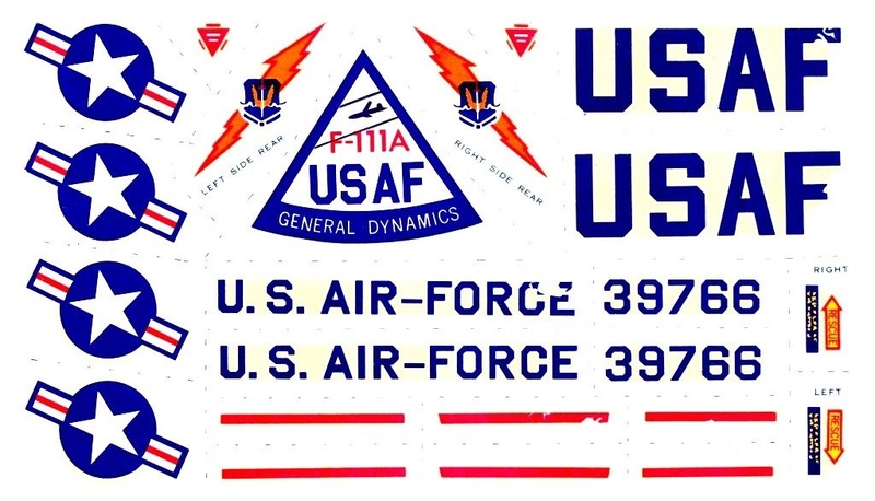 [AURORA] GENERAL DYNAMICS TFX F-111A 1/48ème Réf 368 Aurora10