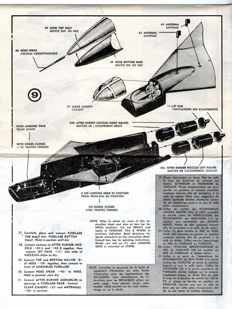 [AURORA] GENERAL DYNAMICS TFX F-111A 1/48ème Réf 368 Doc12510