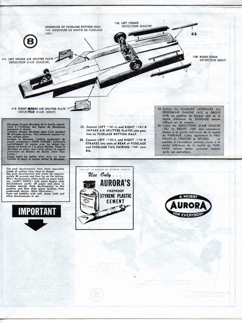 [AURORA] GENERAL DYNAMICS TFX F-111A 1/48ème Réf 368 Doc13010