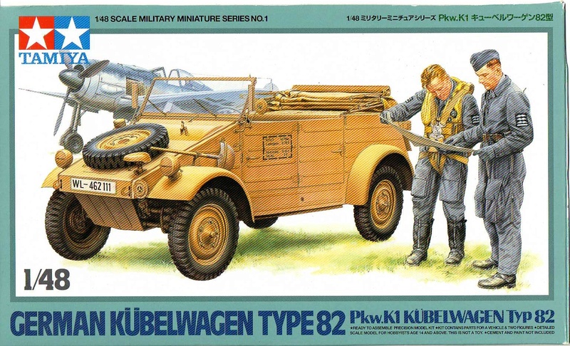 [TAMIYA] VOLKSWAGEN Kubelwagen type 82 1/48ème Réf 32501 Notice Photos34