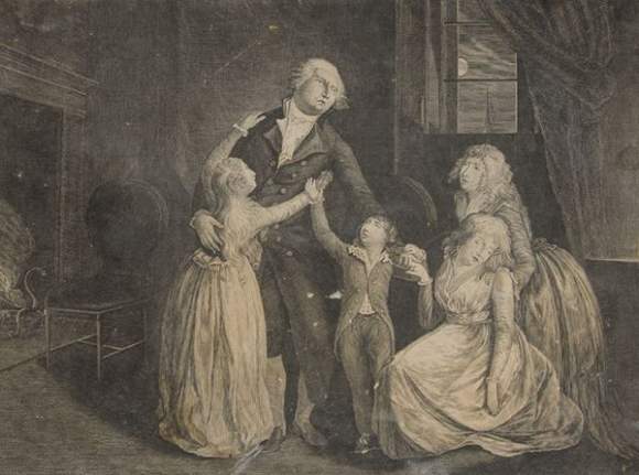 Les adieux de Louis XVI à sa famille 12551010