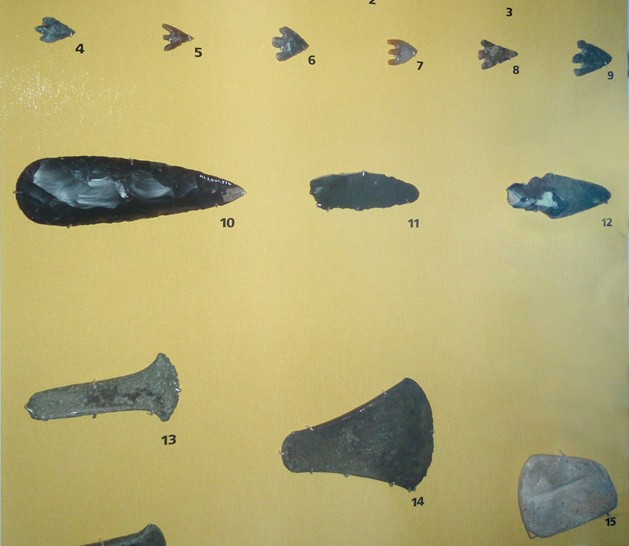 Lithics on display in museums Kings_10