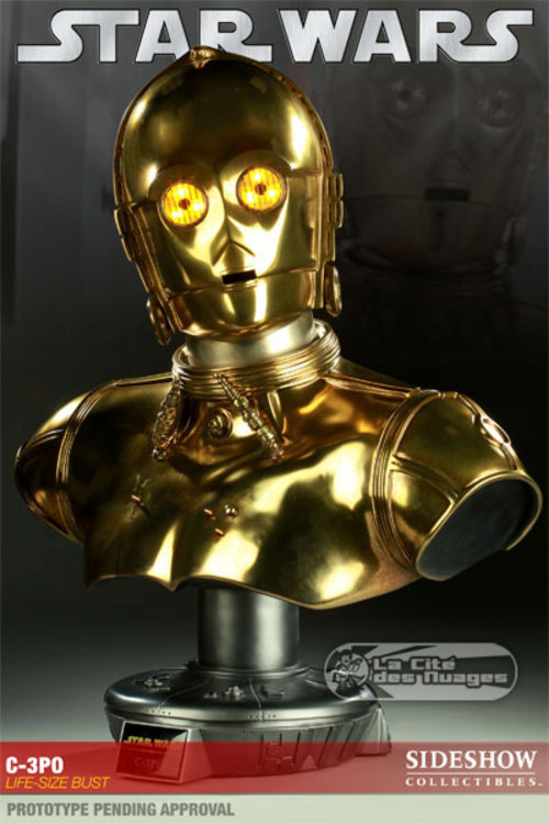 C-3PO Life-size Buste Sideshow PRECO Ss400010