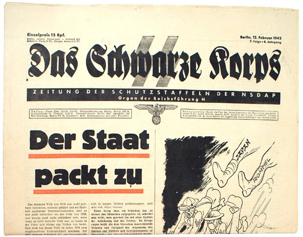 ‘Das Schwarze Korps’ – la gazette SS 68446110