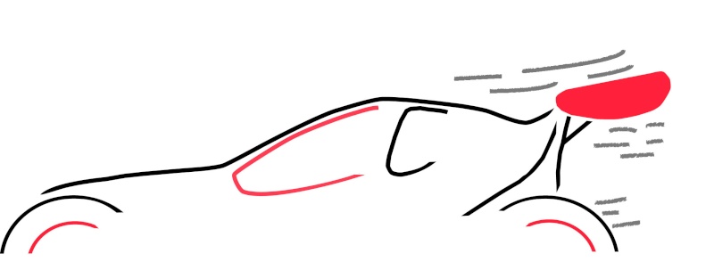 croquis dessin voiture TT Logo_p10