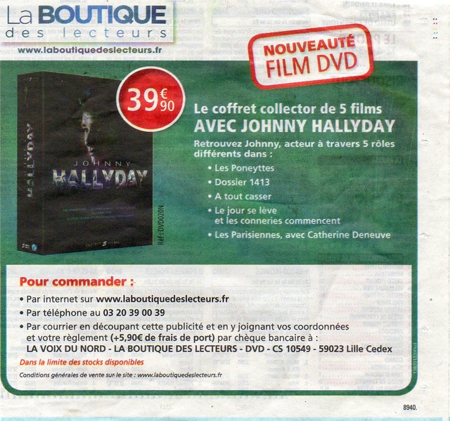 coffret collector de 5 films avec JOHNNY Img33510