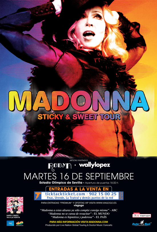Wally Lopez en el concierto de Madonna Madonn10
