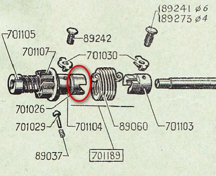 Pignon de démarreur Dymarr11