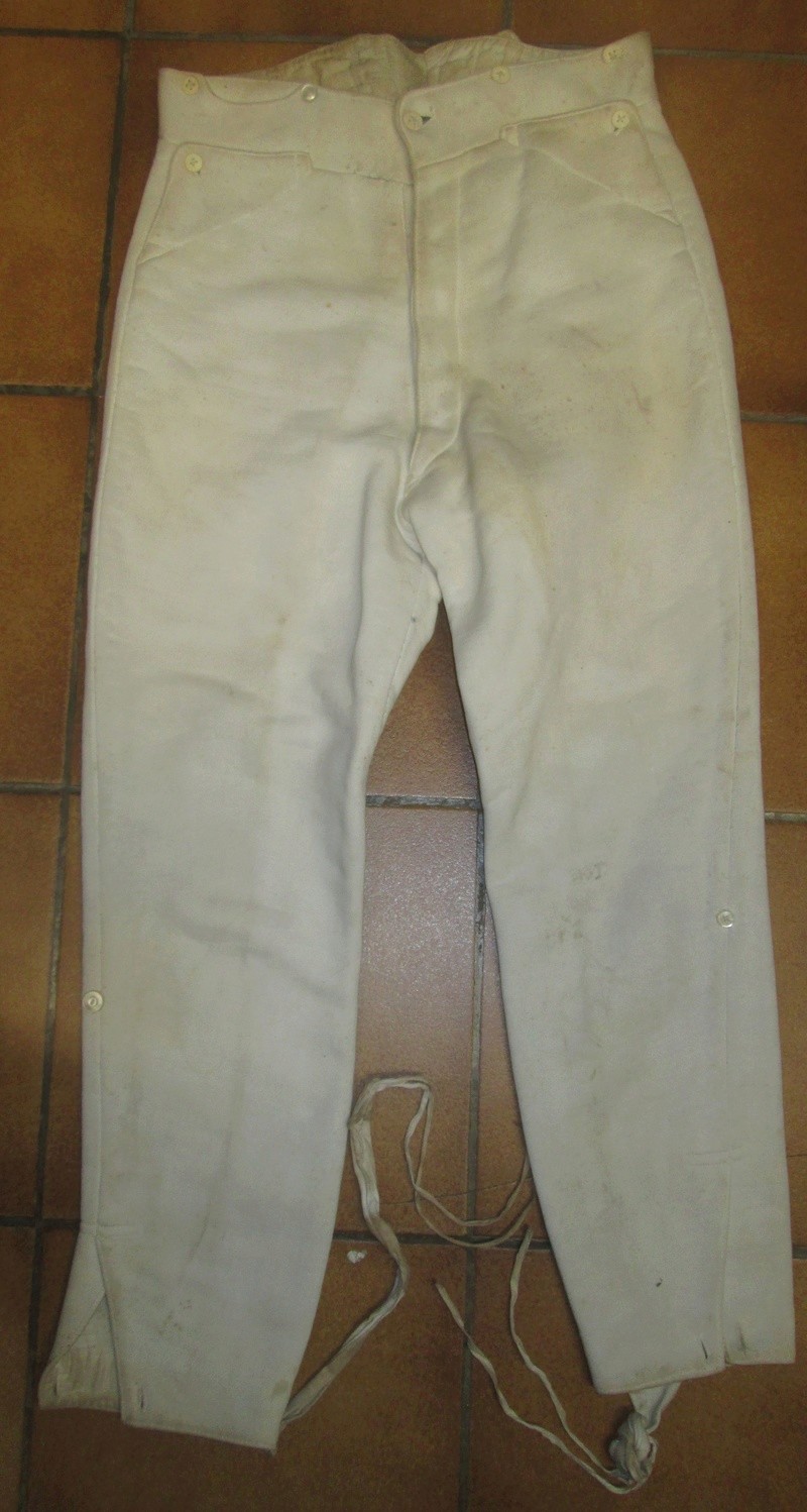 Pantalon blanc a identifier,19°?WW1? Img_3012