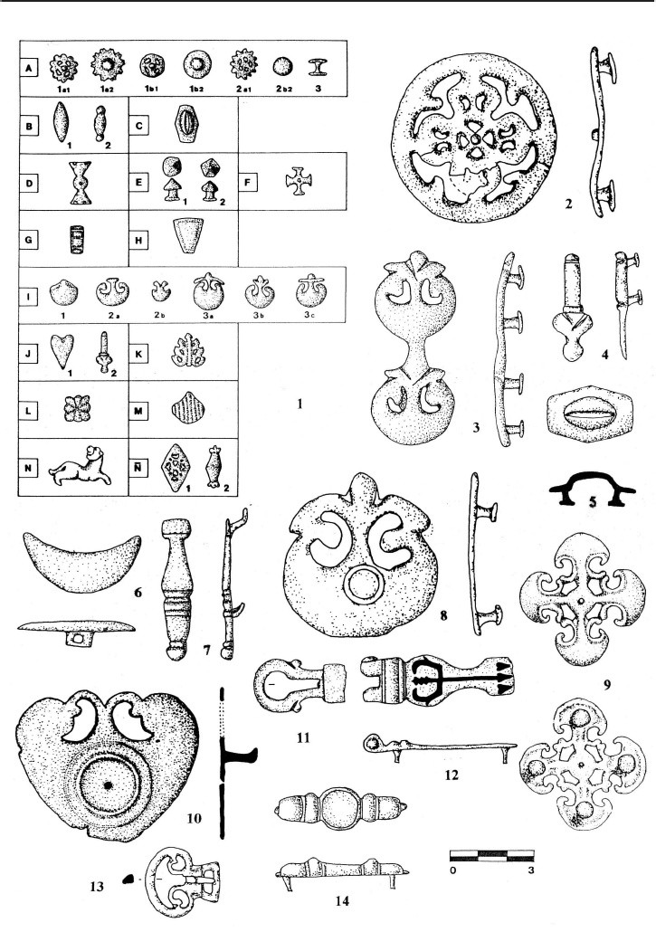 Botones de correajes -época ibérica y romana 14-49c10