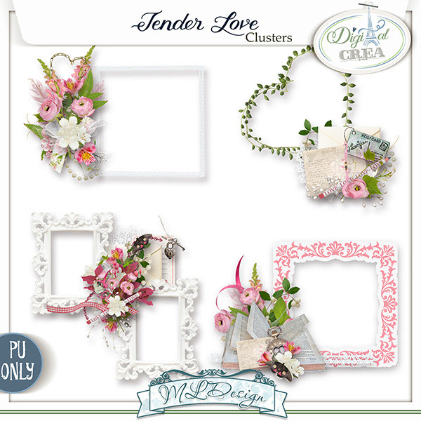 Tender Love By MLDesign kit + Masks Mldes107