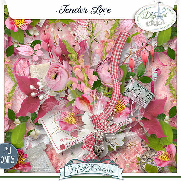 Tender Love By MLDesign kit + Masks Mldesi82