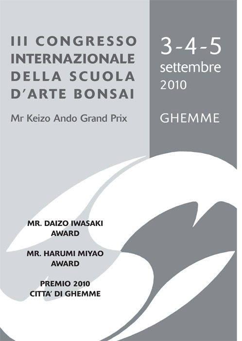 III CONGRESSO INTERNAZIONALE della Scuola d'Arte Bonsai 20105610