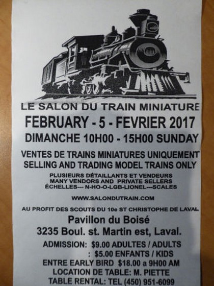 (02) - Février 2017 : 05 : Salon du Train Miniature à LAVAL 53000. _2710