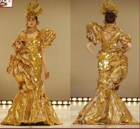 فستان من الذهب الخالص 2898-310