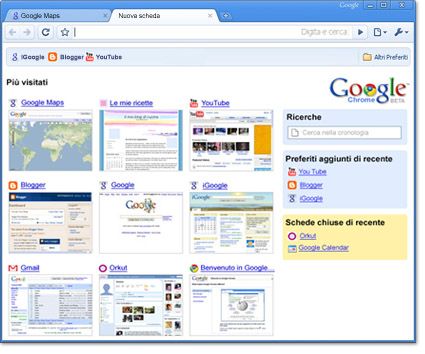 Google Chrome, Il Nuovo Browser Hvteti10