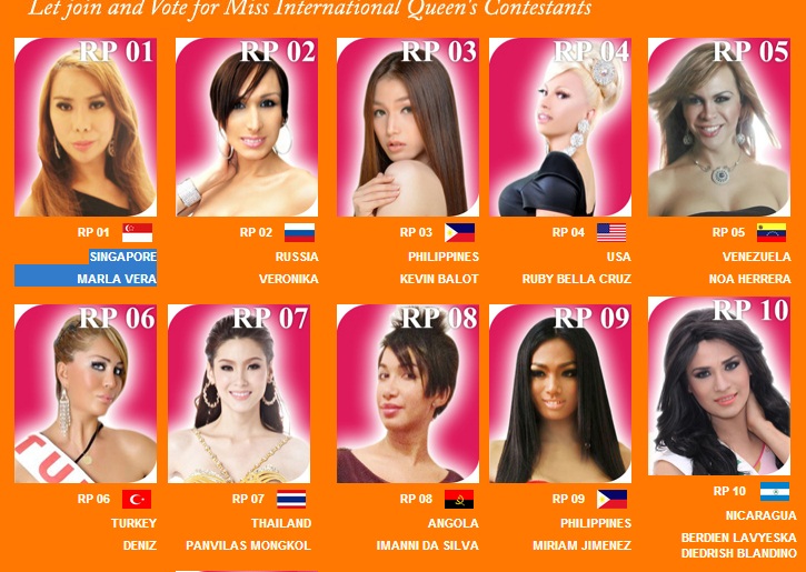 Road to Miss International Queen 2012 - PHILIPPINES (KEVIN BALOT) WON!!!! 111