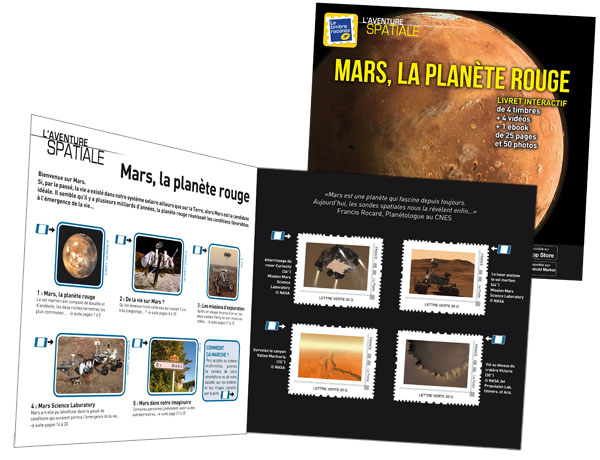 Timbres consacrés à Mars et aux fusées en Europe Co_mar10