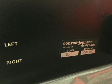 CONRAD JOHNSON DF-1 CD PLAYER WITH LINE STAGE PREAMP (Used) Sold Img_0513