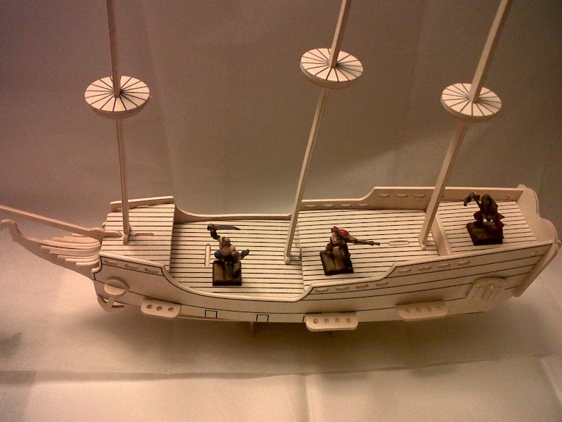 Pirate - Wooden Pirate Ship Model Ship310