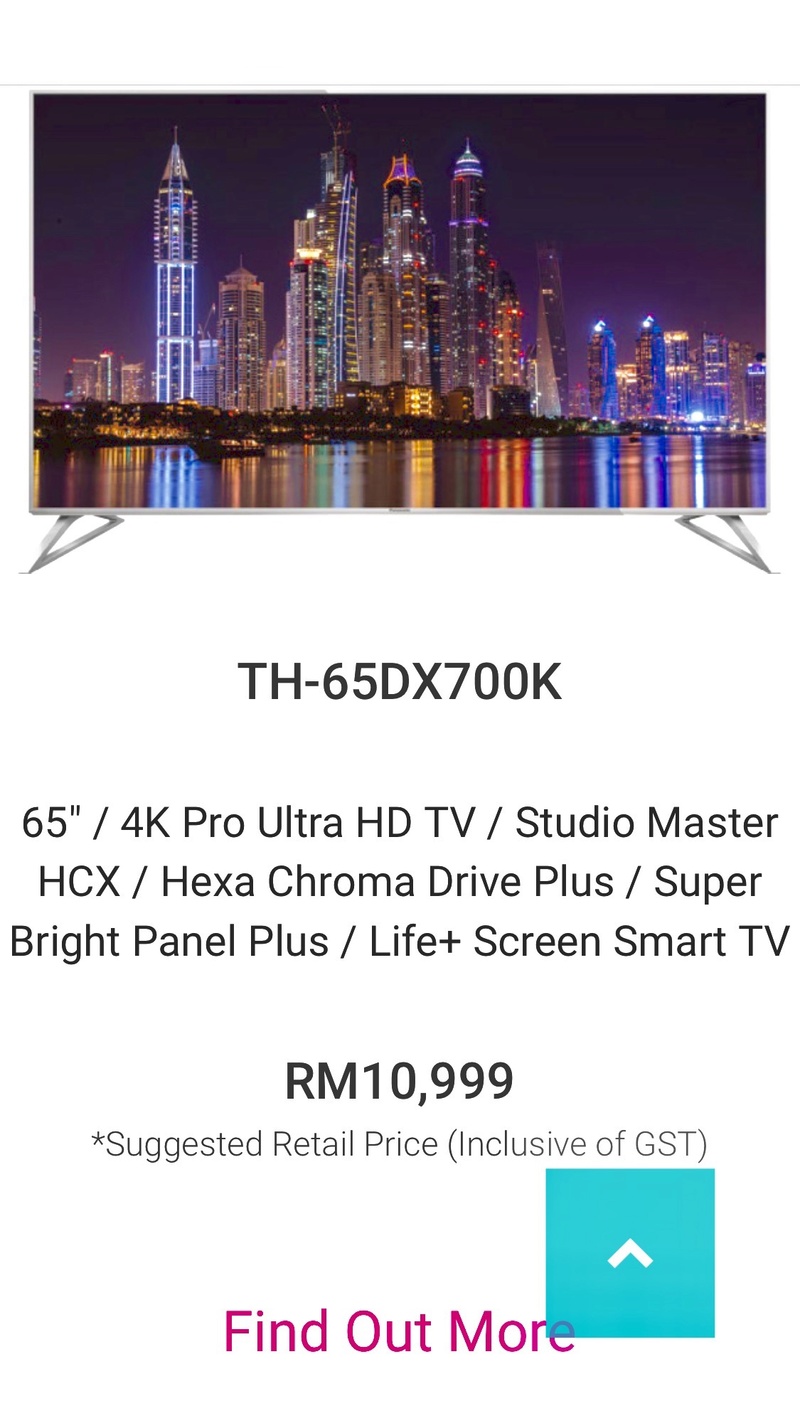 Panasonic 65" 4K LED tv (OPEN BOX) Img_0311