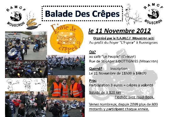Le 11 Novembre Balade Des Crêpes à Dottignies (Belgique)  57703410