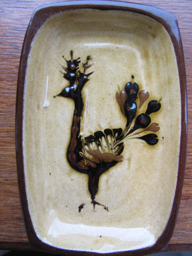 Slip Ware dish with stylised bird 38610