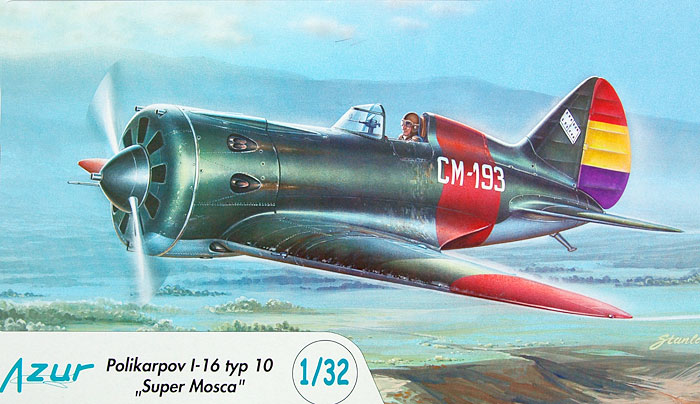 Polikarpov I-16 type 10 ("Mosca" républicaine espagnole) ... reprise complète ! - 1/32 Azur10
