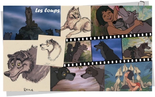 Grande animation LE LIVRE DE LA JUNGLE Loups10
