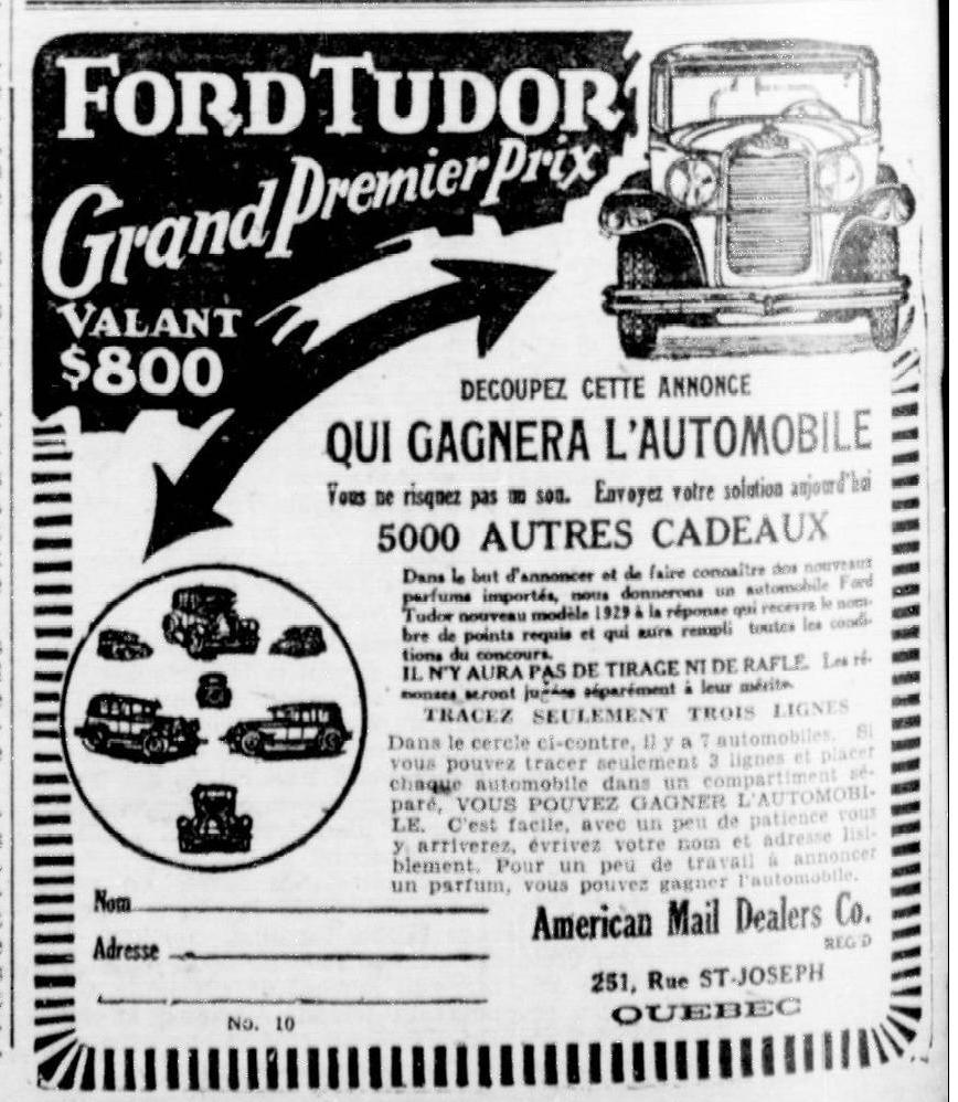 Les tirages d'autos, c'était populaire ! 1929_g10