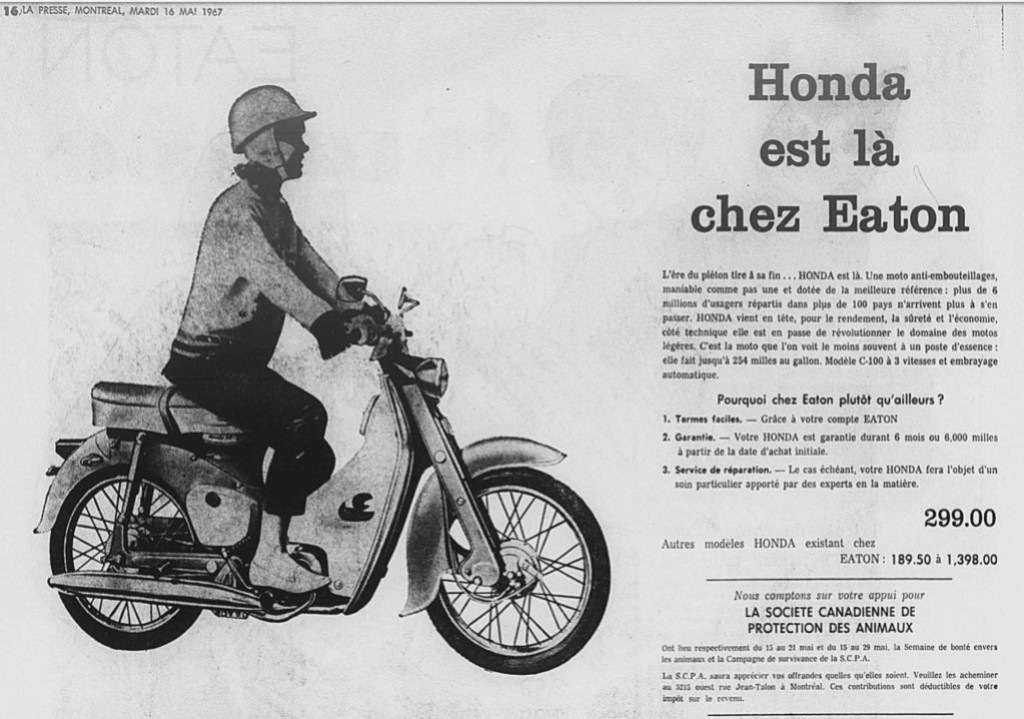 Publicité de moto en 1967 1967_038