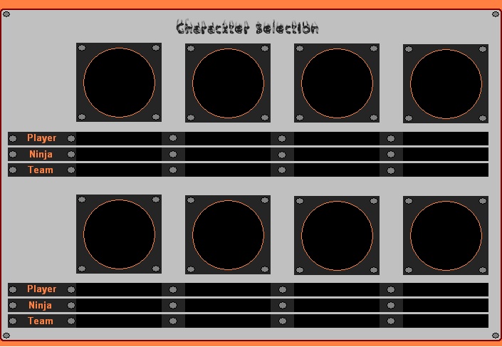 Charackter Selection Menu + Starting menu Charme10