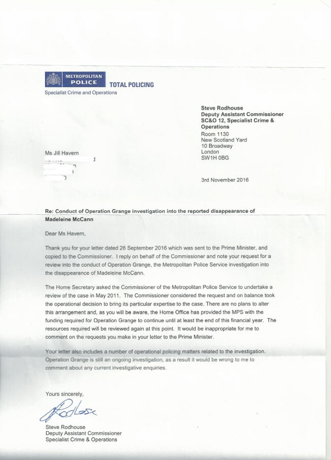 Letter sent today to the Prime Minister and Sir Bernard Hogan-Howe suggesting Met Police enquiry into Maddie McCann mystery is not genuine - Page 2 Met_po10