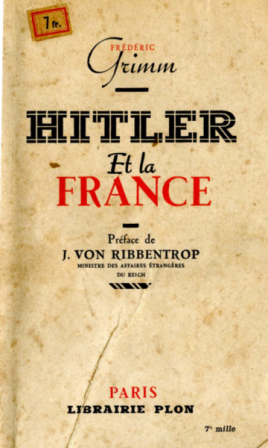  Hitler et la France : réédition d'un livre exceptionnel. _grimm10