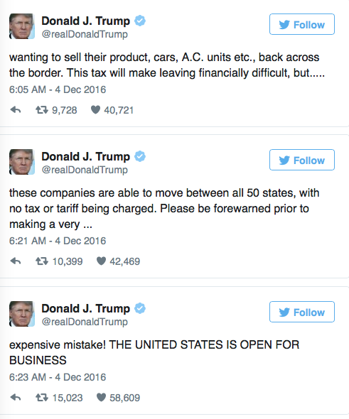 ZERO HEDGE - TRUMP SET TO MEET WITH BIG 3 AUTO CEOS: "I WANT NEW PLANTS TO BE BUILT HERE FOR CARS SOLD HERE"! Screen33