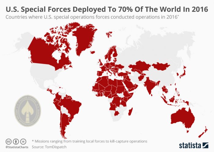THE MOST IMPORTANT NEWS - U.S. SPECIAL FORCES WERE DEPLOYED TO 70 PERCENT OF THE WORLD IN 2016 Specia10